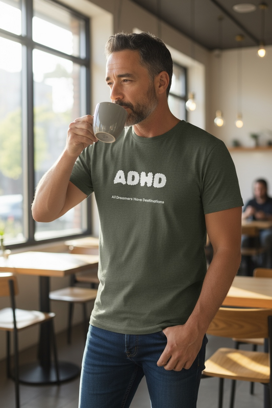 A.D.H.D - All Dreamers Have Destinations (white lettering)