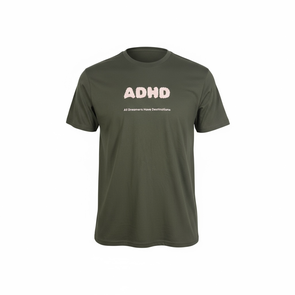 A.D.H.D - All Dreamers Have Destinations (white lettering)