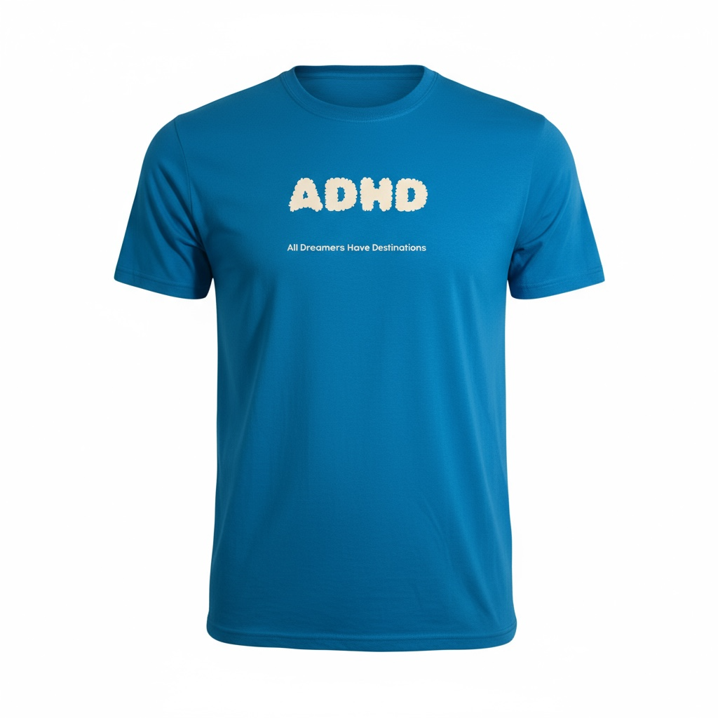 A.D.H.D - All Dreamers Have Destinations (white lettering)